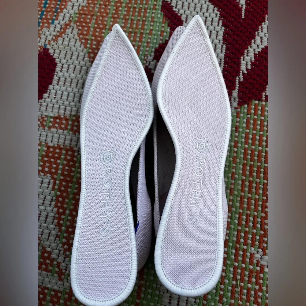 ❌SOLD❌ Rothy's Blush Points w tortoise soles retired ballet pink rose size 8 - Picture 3 of 6